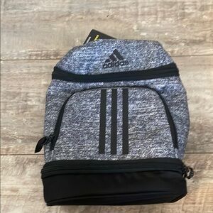 Adidas Gray and Black Lunch Box